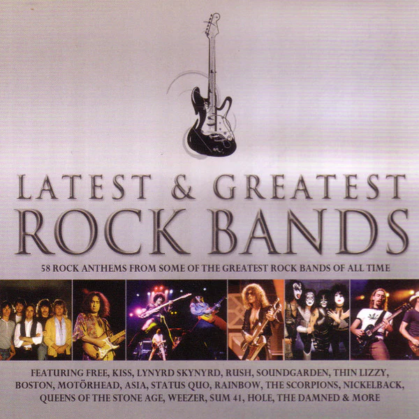 VARIOUS | LATEST AND GREATEST ROCK BANDS (UK)  (3CD)