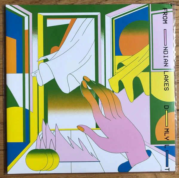 FROM INDIAN LAKES | DIMLY LIT - 2LP - WHITE / YELLOW SPLIT - Image 2