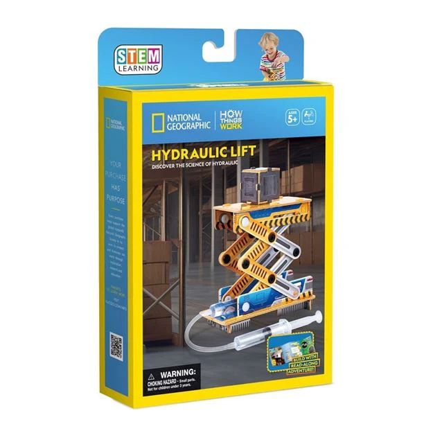 HYDRAULIC LIFT 3D SCIENCE BUILDABLE FIGURINE