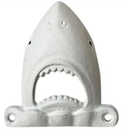 SHARK CAST IRON BOTTLE OPENER WALL MOUNT - Image 2