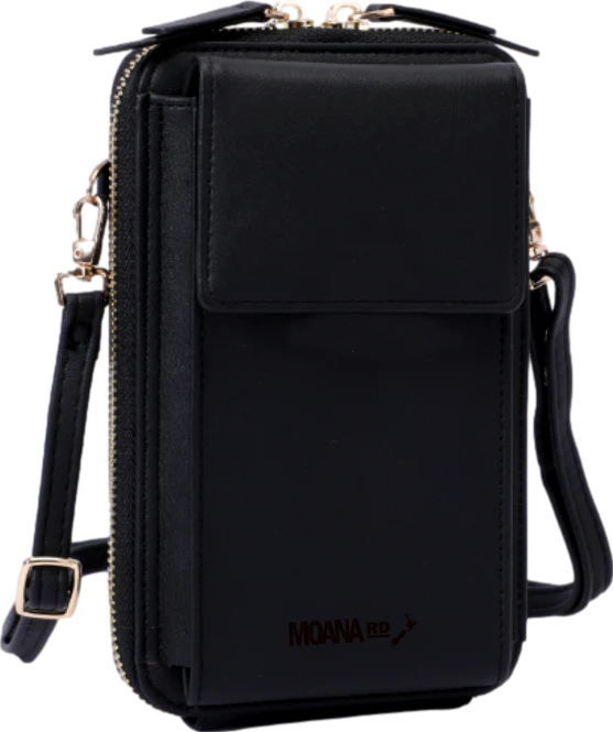 COURTENAY PLACE PURSE CROSS BODY BAG SATCHEL BLACK - Image 2
