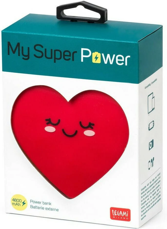 HEART SHAPED POWERBANK