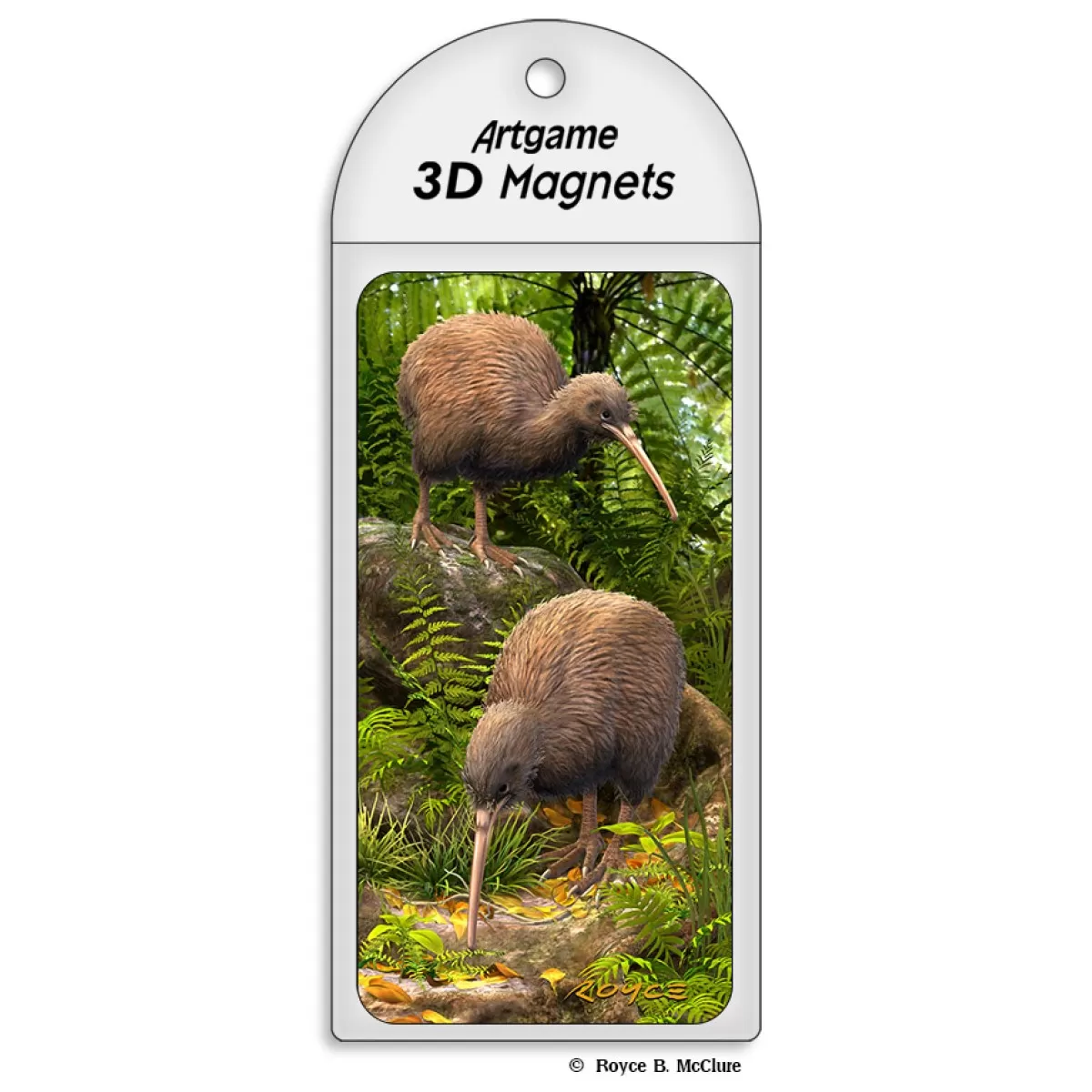 KIWI 3D HOLOGRAM MAGNET