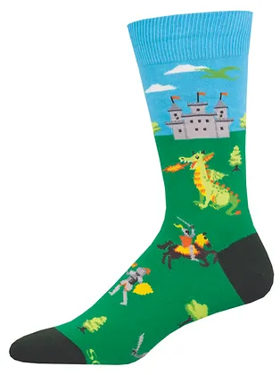 JUST SLAY KNIGHTS SOCKS (7-12 M / 11-13 W) - Image 2
