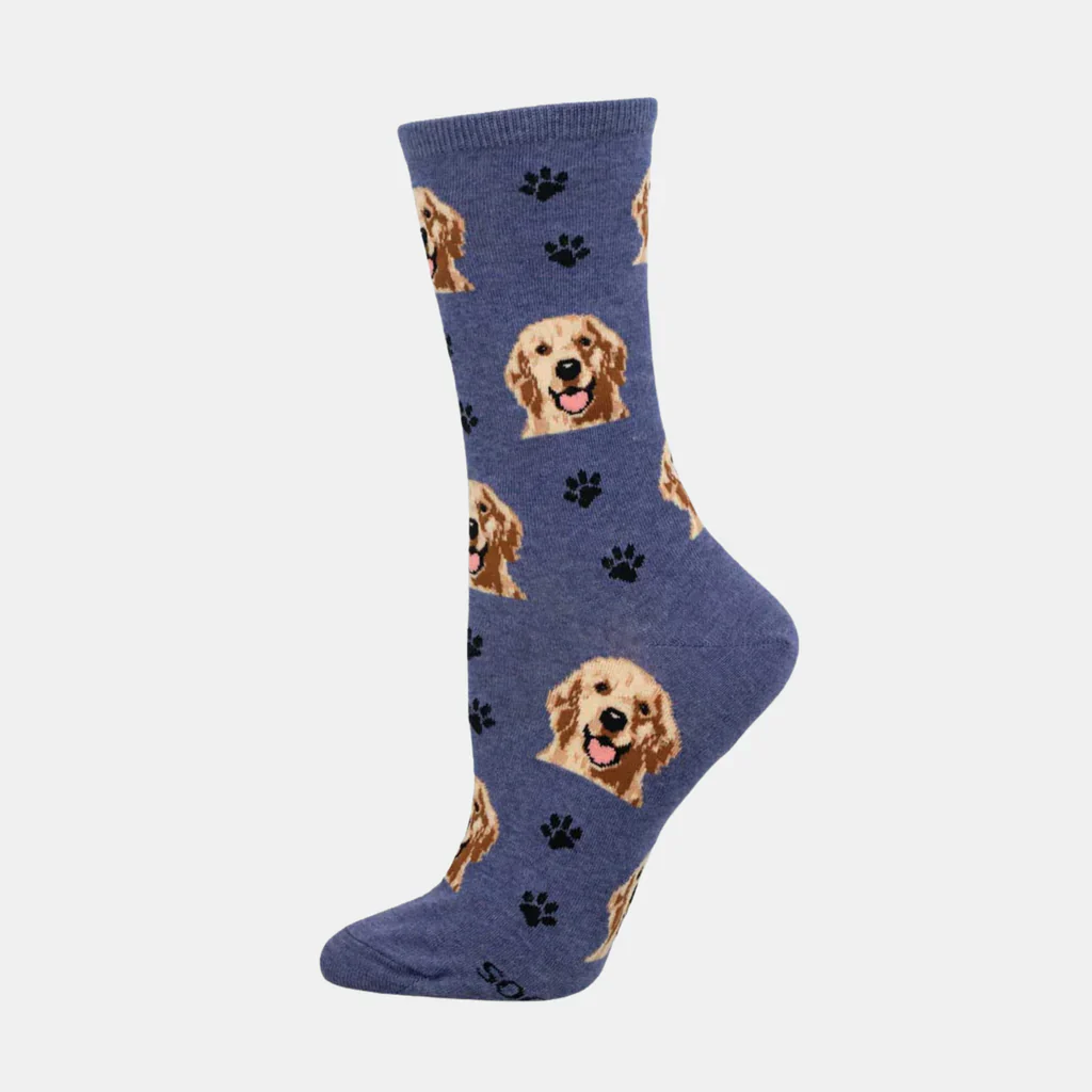 WHOS A GOOD BOY SOCKS DENIM (5-10.5 W / 4-6.5 M)