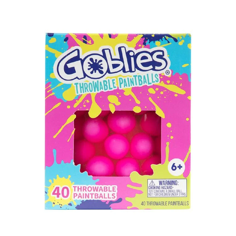 GOBLIES THROWABLE PAINTBALLS PINK - 40 PACK
