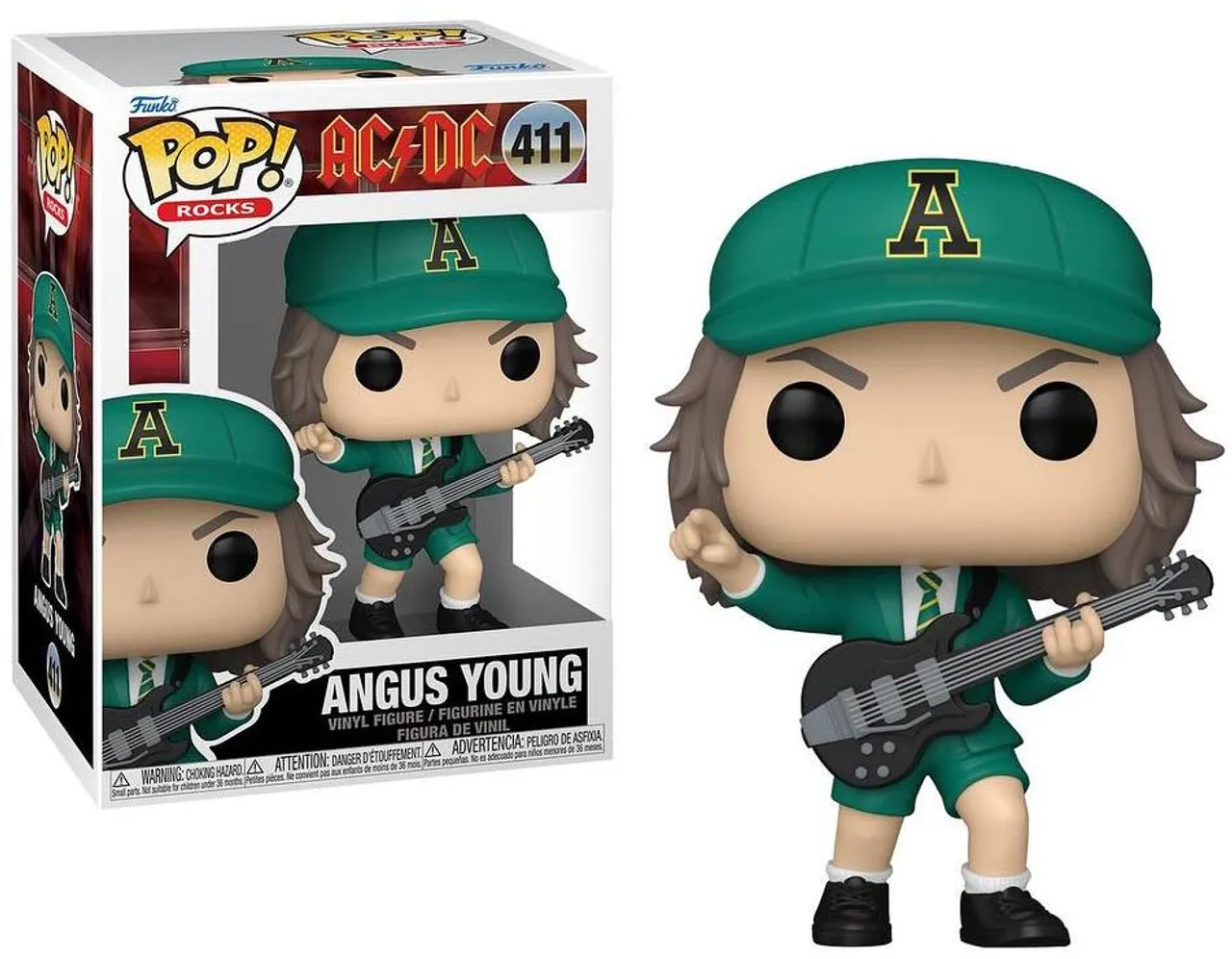 AC/DC ANGUS YOUNG POP VINYL FIGURE GREEN - Image 2
