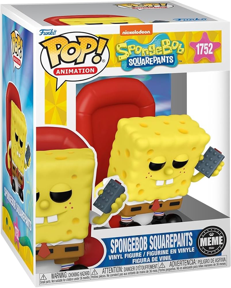 SPONGEBOB IGHT IMMA HEAD OUT EXTRA LARGE POP! VINYL FIGURINE