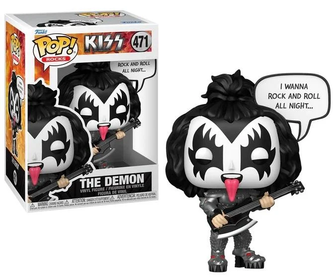 KISS THE DEMON POP VINYL FIGURINE