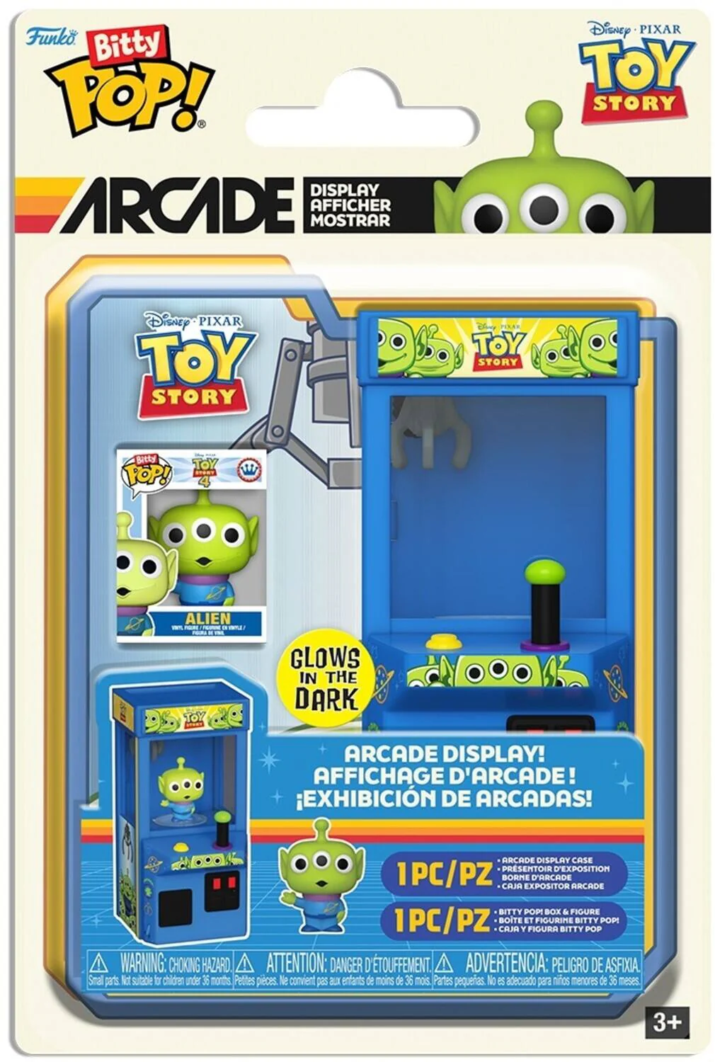 TOY STORY ALIEN  IN ARCADE BITTY POP MINI FIGURINE