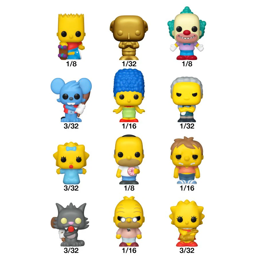SIMPSONS BLIND BAGS BITTY POP FIGURINE ASSORTED - Image 2