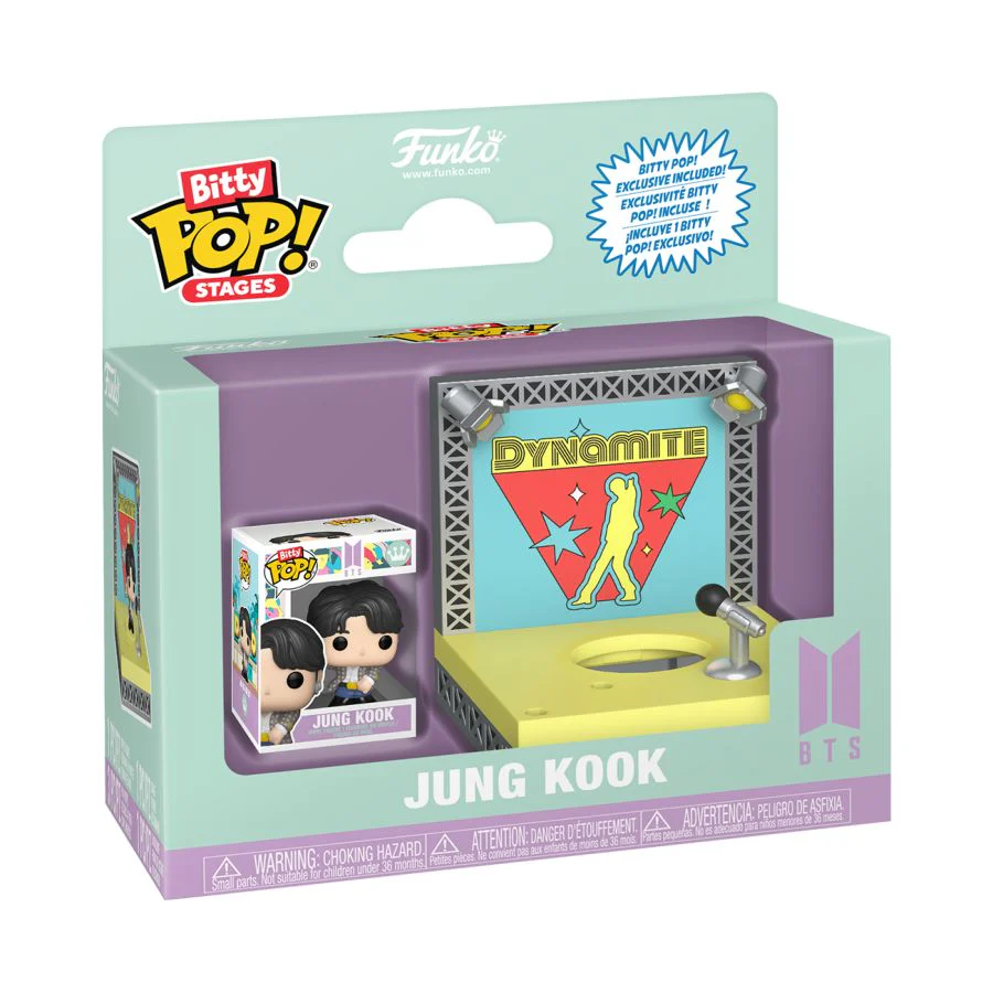 BTS - JUNG KOOK (DYNAMITE) BITTY POP! WITH STAGE FIGURINE