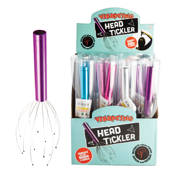 VIBRATING HEAD MASSAGER - AA BATTERY REQUIRED