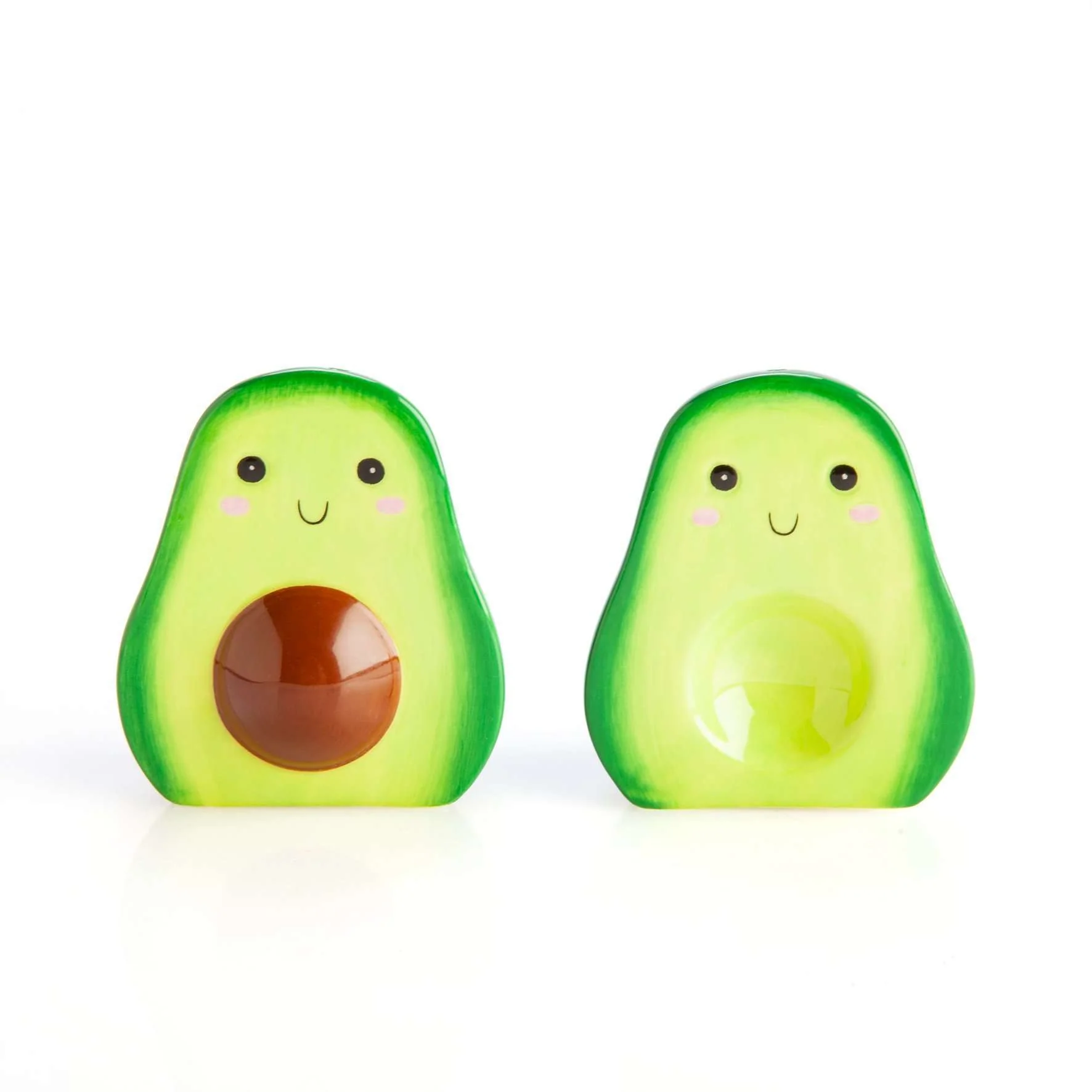 AVOCADO SALT AND PEPPER SET CERAMIC - Image 2