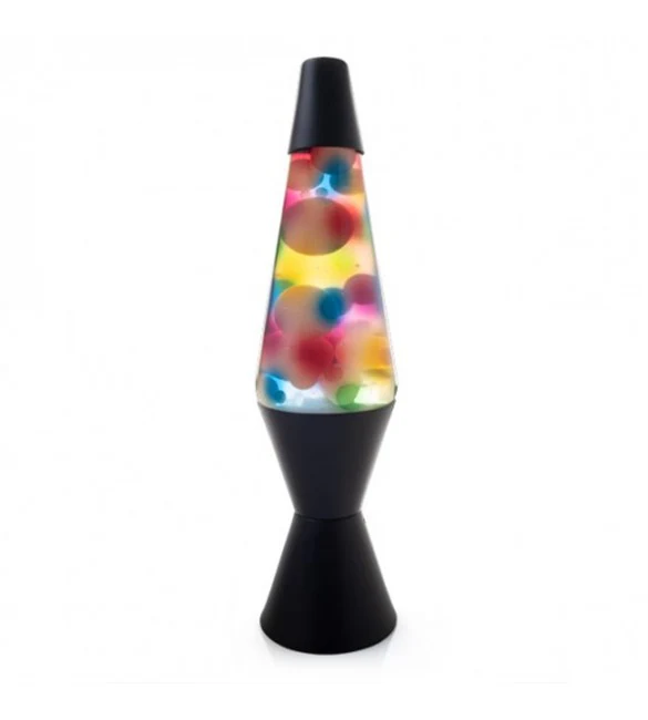 RETRO LAVA LAMP BLACK MOTION DIAMOND CLASSlC SHAPE GRAFITTI