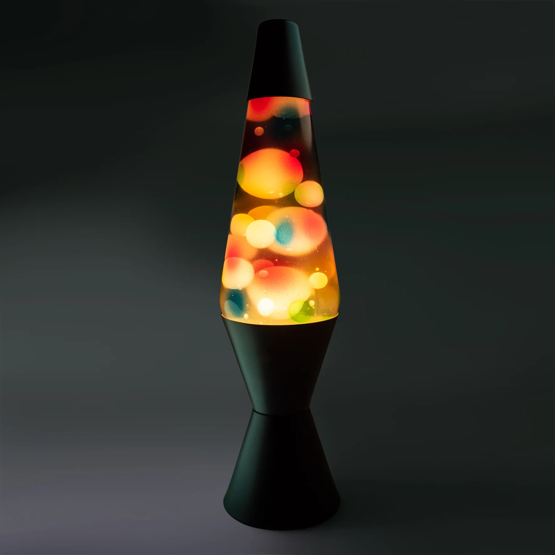 RETRO LAVA LAMP BLACK MOTION DIAMOND CLASSlC SHAPE GRAFITTI - Image 2