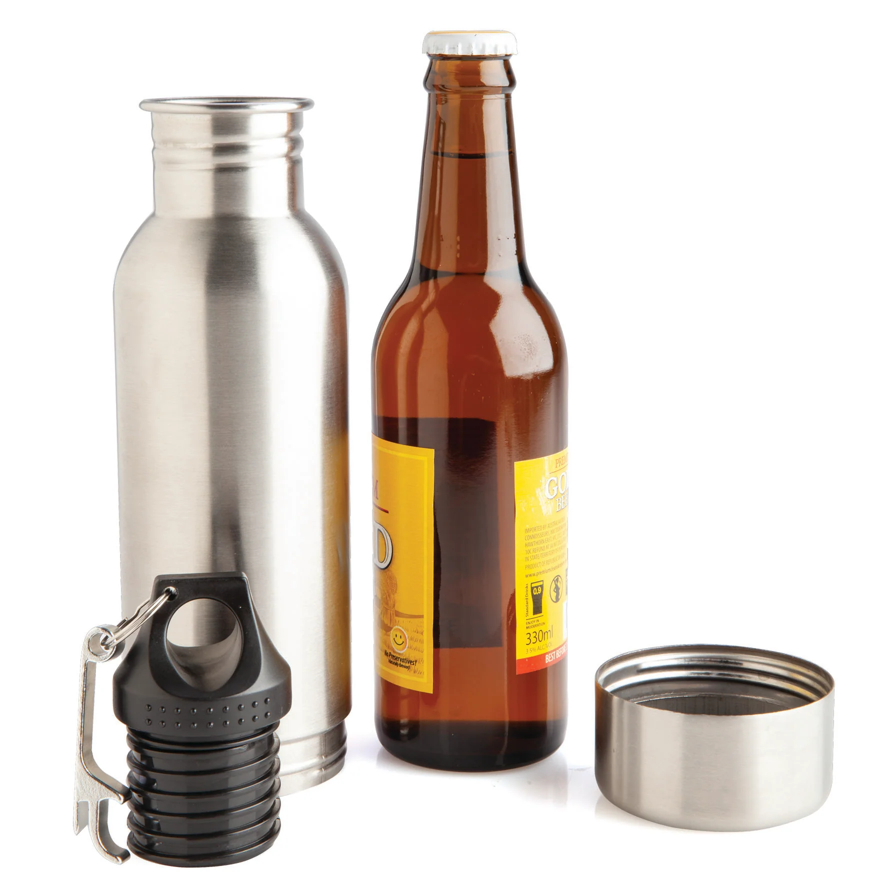 STUBBY COOLER FLASK HIDDEN DRINK