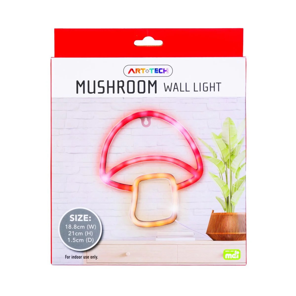 MUSHROOM NEON LED WALL LIGHT