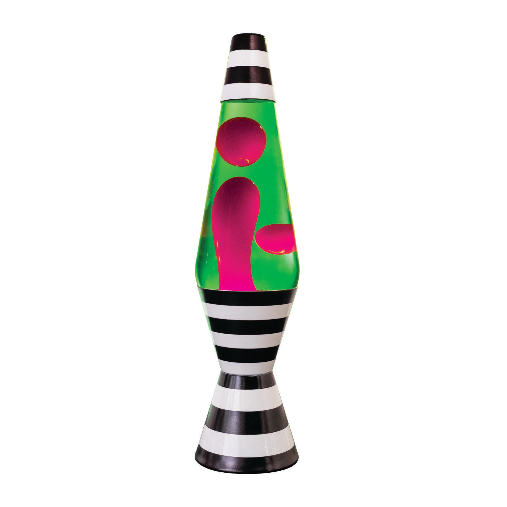 RETRO LAVA LAMP BEETLEJUICE STRIPES
