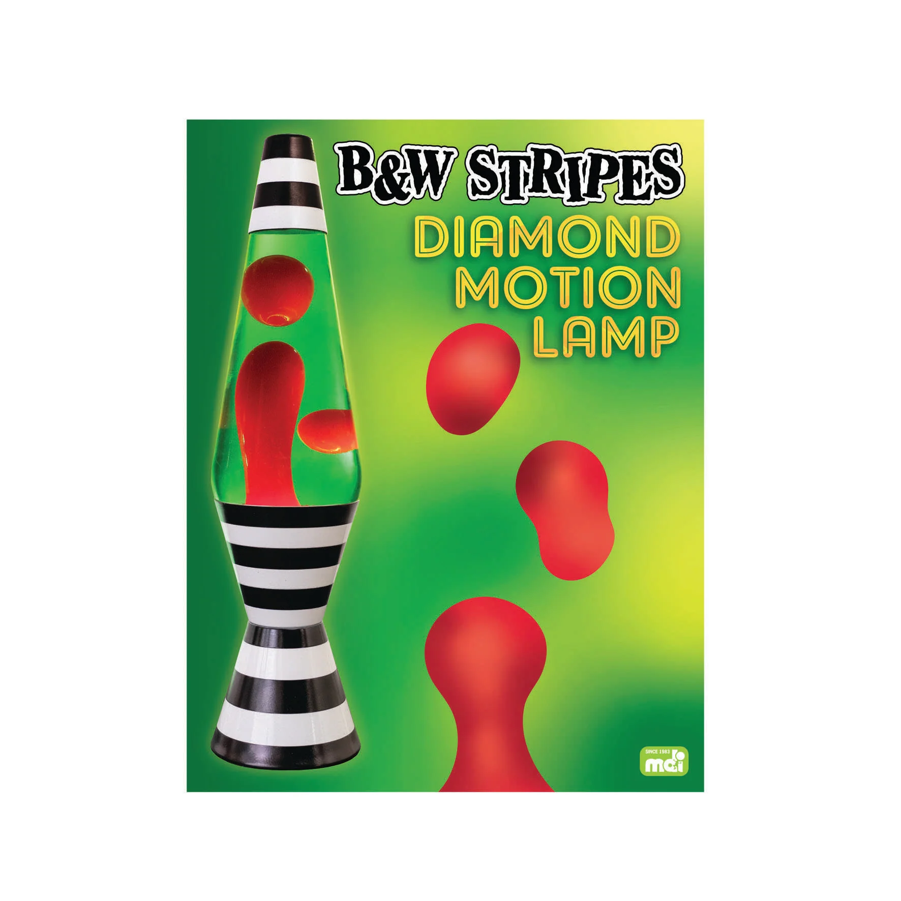 RETRO LAVA LAMP BEETLEJUICE STRIPES - Image 2