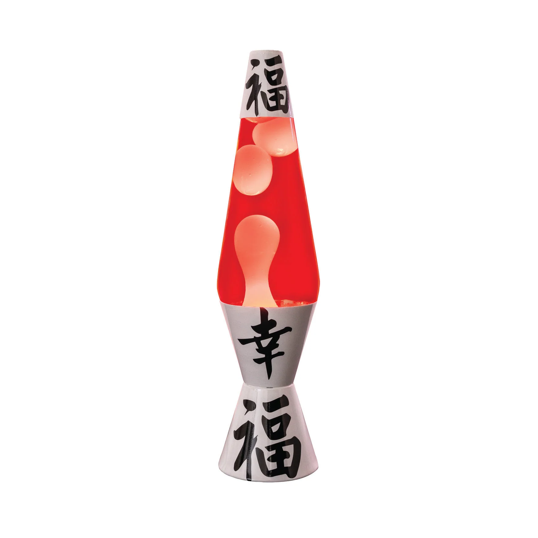 RETRO LAVA LAMP GOOD LUCK CHINESE SYMBOLS DIAMOND