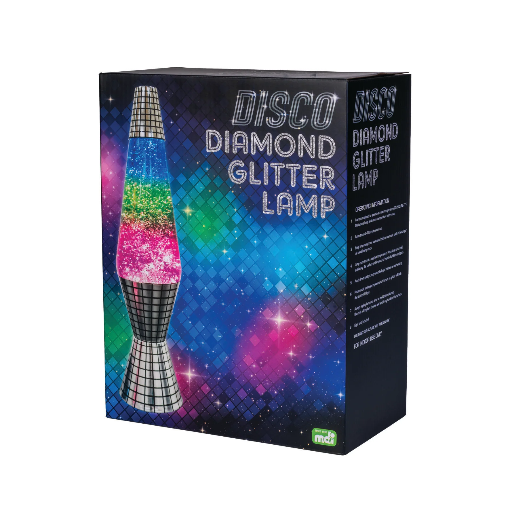 RETRO LAVA LAMP DISCO GLITTER DIAMOND