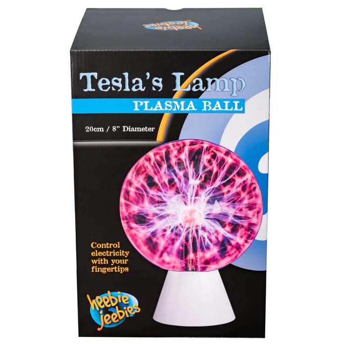 TESLAS LAMP PLASMA BALL EXTRA LARGE 34CM HIGH 20CM DIAMETER