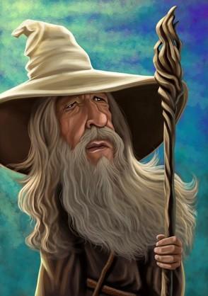 GANDALF SOUND BIRTHDAY CARD TALKING CARD