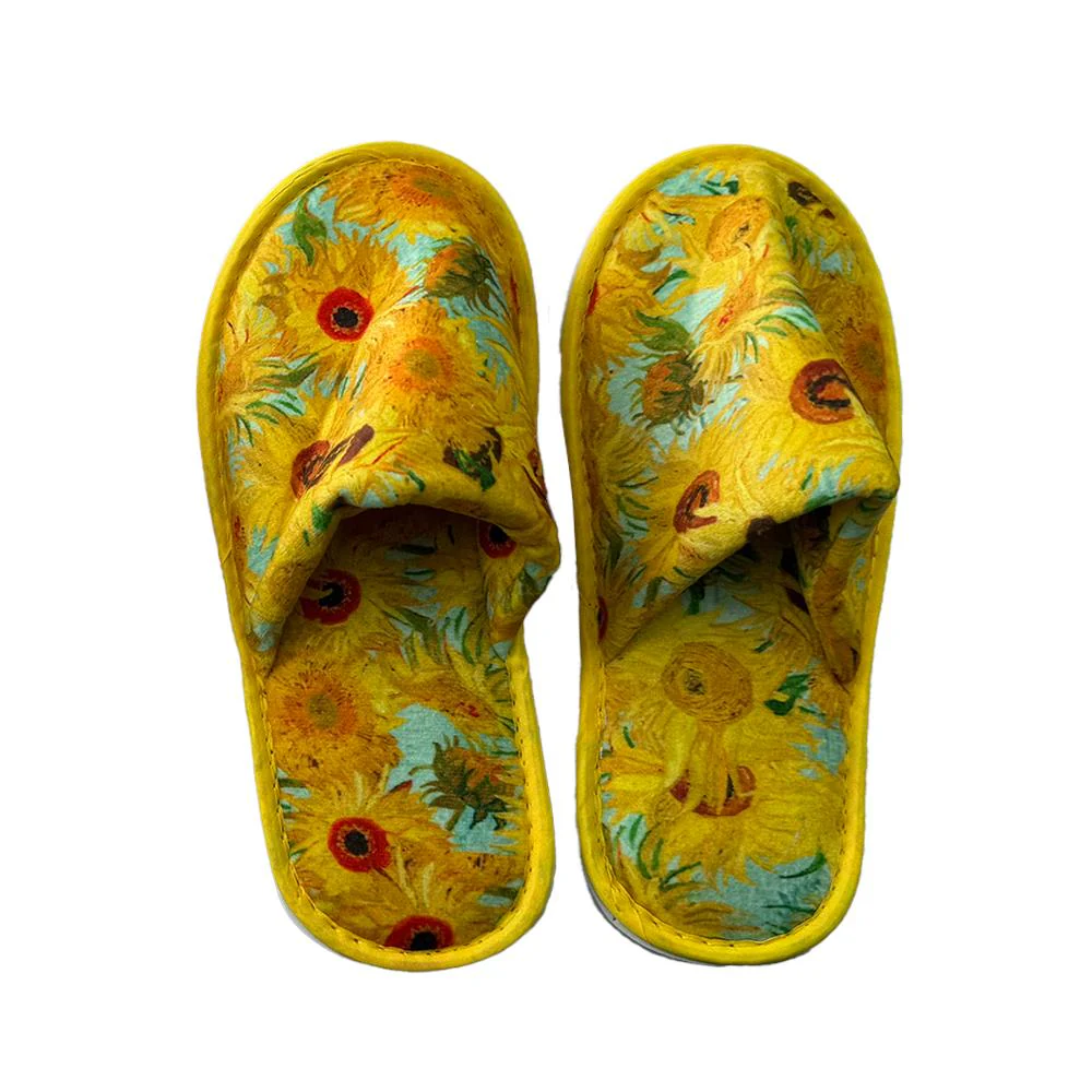 VAN GOGH SUNFLOWERS SLIPPERS SIZE 6-8
