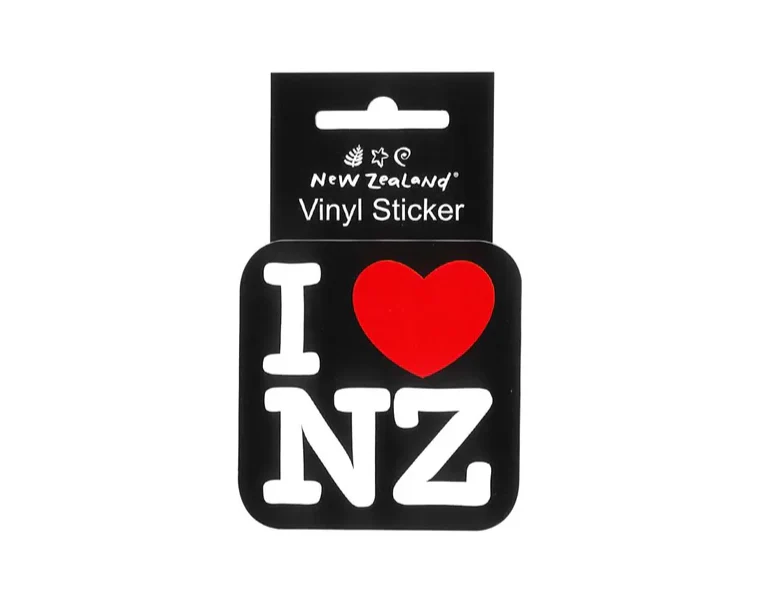 I HEART NZ VINYL STICKER - Image 2