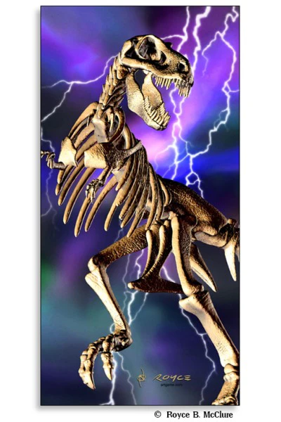 TREX 3D MIDI POSTER 50CMX30CM (18"x 9") - Image 2