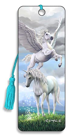PEGASUS AND UNICORN BOOKMARK