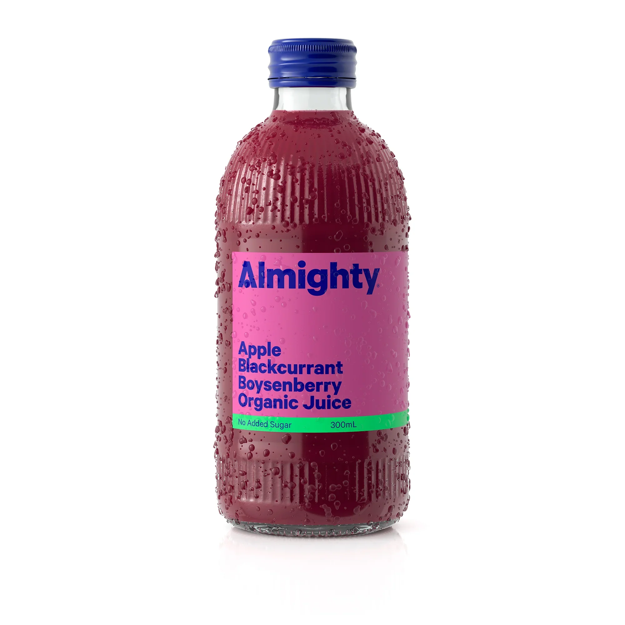 ALMIGHTY BLACKCURRANT BOYSENBERRY JUICE GLASS BOTTLE