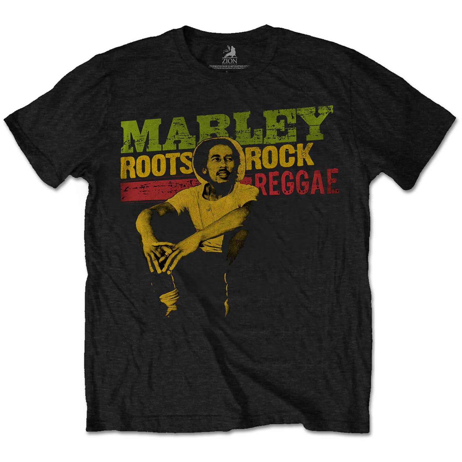 BOB MARLEY KIDS TEE: ROOTS, ROCK, REGGAE