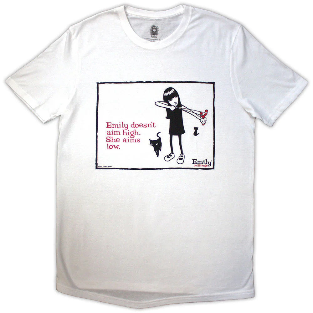 EMILY THE STRANGE AIMS LOW TEE