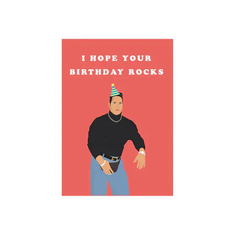 HOPE YOUR BIRTHDAY ROCKS MINI CARD